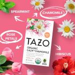TAZO Calm Chamomile Herbal Tea Bags, 16 Count