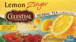 Natural Lemon Zinger Herbal Tea - 20 Bags