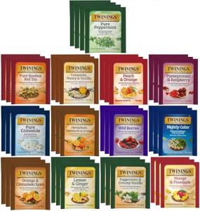 Twinings Herbal Tea Gift Box - 40 Caffeine-Free Bags