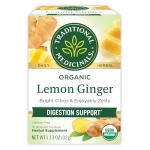Organic Lemon Ginger Tea by Traditional Medicinals, 16 Bags