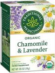 Organic Chamomile Lavender Herbal Tea Bags, 16 Count