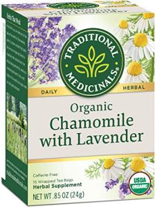 Organic Chamomile Lavender Herbal Tea Bags, 16 Count