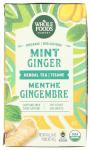 Organic Mint Ginger Herbal Tea - 20 Bags