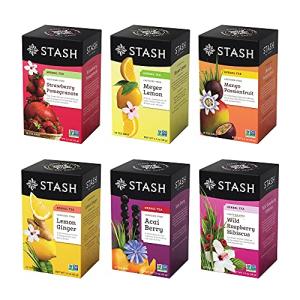 Stash Tea Fruity Herbal Variety Pack Sampler