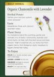 Organic Chamomile Lavender Herbal Tea, 16 Bags