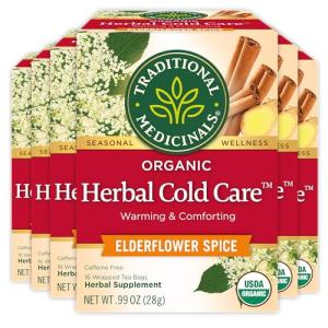Herbal Cold Care Tea with Elderflower Spice