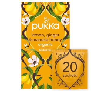 Pukka Organic Lemon Ginger Manuka Honey Tea