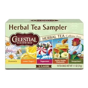 Celestial Seasonings Herbal Tea Variety Pack, 18 Bags