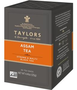Taylors of Harrogate Assam Black Tea Bags, 50 Count