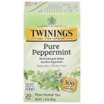 Twinings Pure Peppermint Herbal Tea, 20 Bags