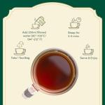 VAHDAM Assorted Black Tea Bags Sampler - 5 Flavors