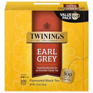 Twinings Earl Grey Black Tea Bags, 100 Count