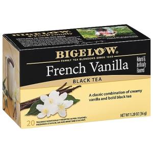 Bigelow French Vanilla Black Tea Bags, 20 Count