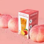 Peach Black Ceylon Tea Bags for Refreshing Cold Brew
