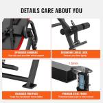 VEVOR Heavy Duty Inversion Table with Headrest