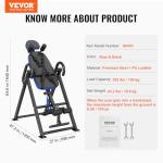 VEVOR Heavy Duty Inversion Table for Back Decompression