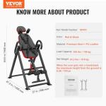 VEVOR Heavy Duty Inversion Table with Headrest