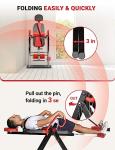 Dripex Heavy Duty Inversion Table for Pain Relief