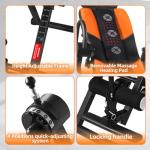 Teclor Heavy Duty Inversion Table with Heat & Massage