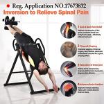 Teclor Inversion Table for Back Pain Relief