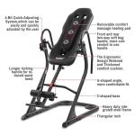 Teclor Inversion Table with Heat and Massage