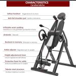 Padded Inversion Table for Fitness and Stretching