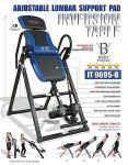 Body Vision IT 9695-B Heavy Duty Inversion Table