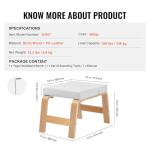 VEVOR Yoga Inversion Chair with Wood Frame