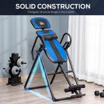 HOMCOM Foldable Gravity Inversion Table for Back Therapy