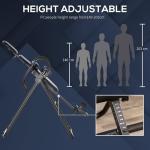 HOMCOM Foldable Gravity Inversion Table for Back Therapy