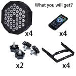 Music-Synced LED Stage Lights for Parties