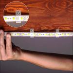 Outdoor LED Strip Light Mounting Clips with Screws