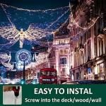 Rope Light Clips with Screws for Outdoor Setup