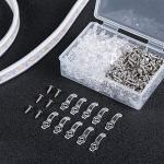 200 Pack LED Strip Light Clips for Christmas