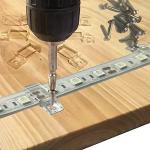 Outdoor LED Strip Light Mounting Clips with Screws