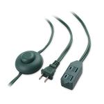 10ft Christmas Tree Extension Cord with Foot Switch