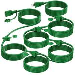 50 FT Outdoor Extension Cord with 6 Outlets