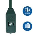 10ft Christmas Tree Extension Cord with Foot Switch