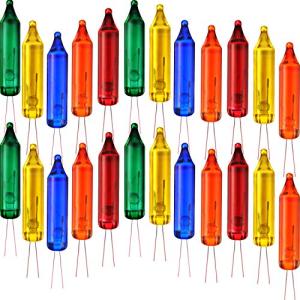 Colorful Mini Incandescent Replacement Bulbs for String Lights