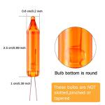 Colorful Mini Incandescent Replacement Bulbs for String Lights