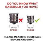 25 Pack Multi-Color C7 Bulbs for Christmas Lights