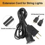 6 FT Power Extension Cord for Holiday Lights