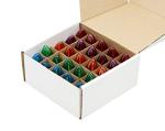 25 Colored Blinking C7 Christmas Light Bulbs