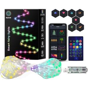 RGB Music Sync Fairy String Lights with Remote