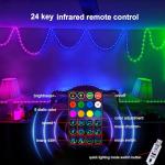RGB Music Sync Fairy String Lights with Remote