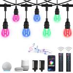 Color Changing Music Sync String Lights, 96ft