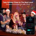 RGB Music Sync Fairy String Lights with Remote