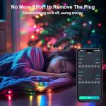 RGB Music Sync Fairy String Lights with Remote