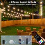 Color Changing Music Sync String Lights, 96ft