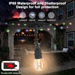Color Changing Music Sync String Lights, 96ft
